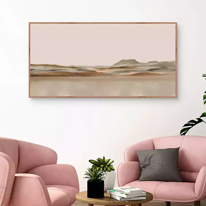 Desert Home Framed Canvas Art Print