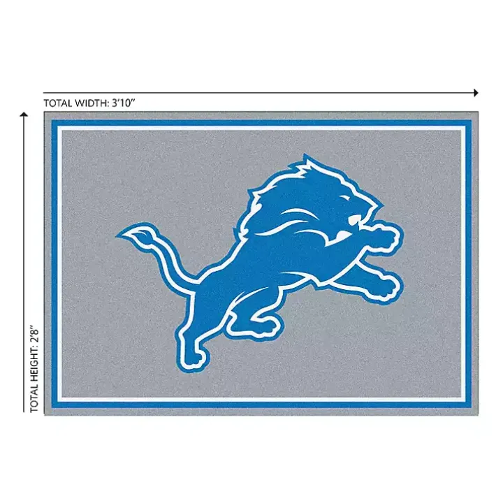 Detroit Lions Area Rug, 3x4