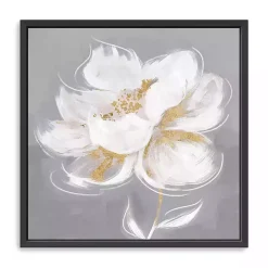 Devine Bloom Framed Canvas Art Print