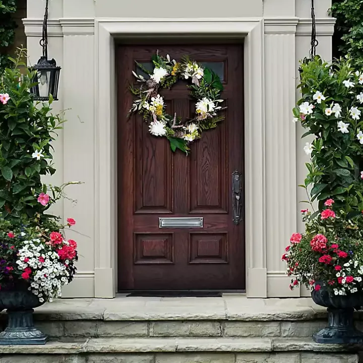 Dhalia and Olive Wreath