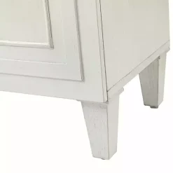 Dietrich White Wood 4-Door Sideboard