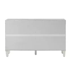 Dietrich White Wood 4-Door Sideboard