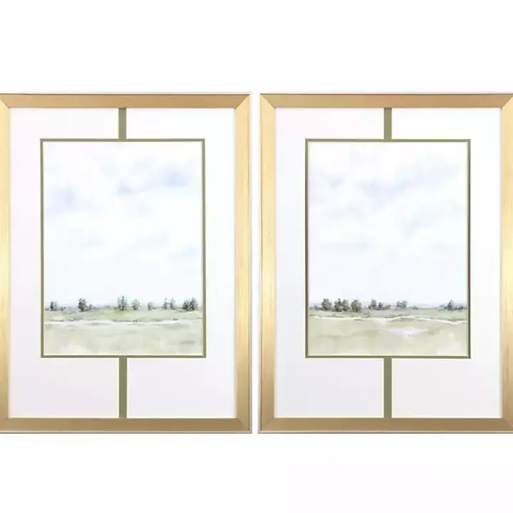 Distant View Framed Art Prints, Set of 2