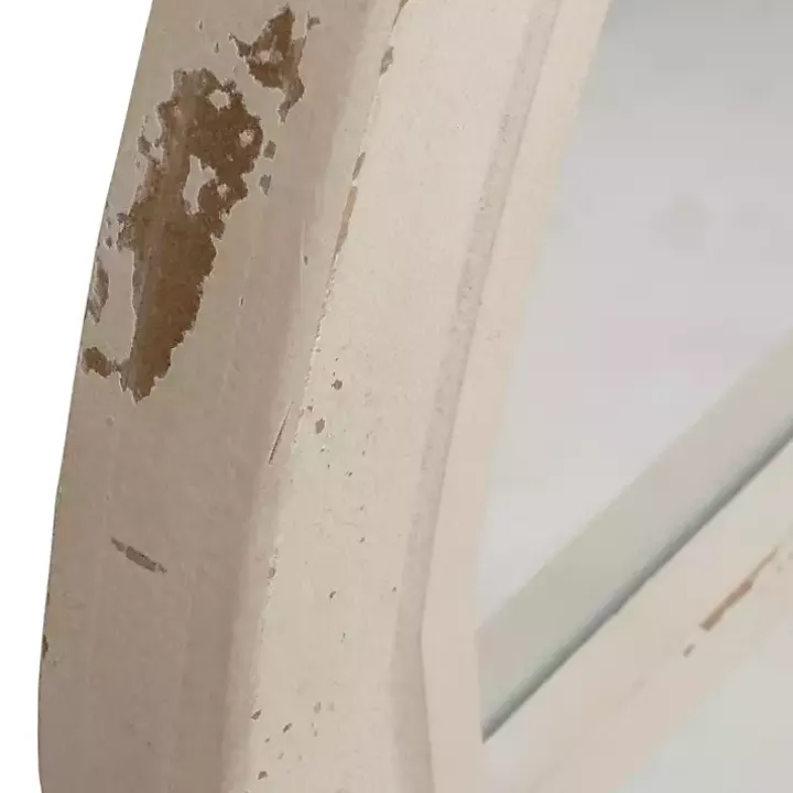 Distressed Cream Sadie Arch Mirror
