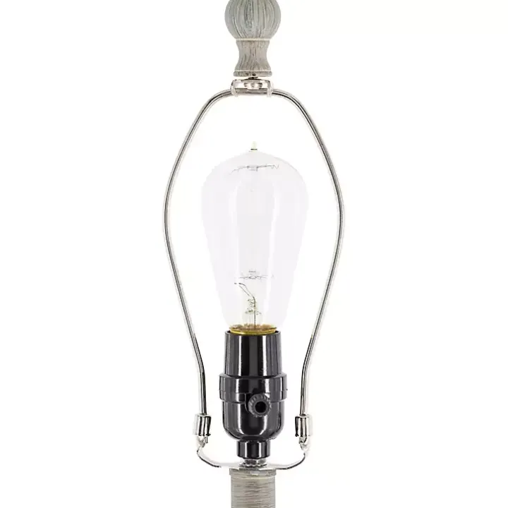 Distressed Gray Hadlee Floor Lamp