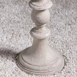 Distressed Taupe Finish Floor Lamp