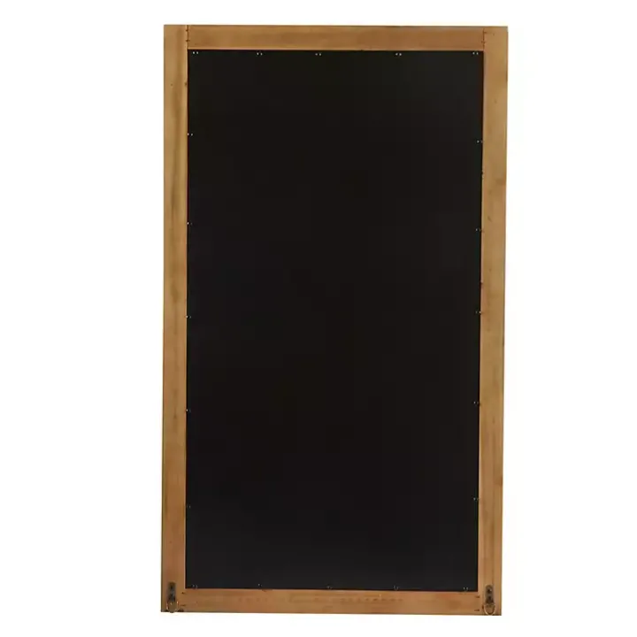 Distressed White Wood Carved Frame Wall Mirror