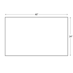 Double Border Doormat, 48x24 in.