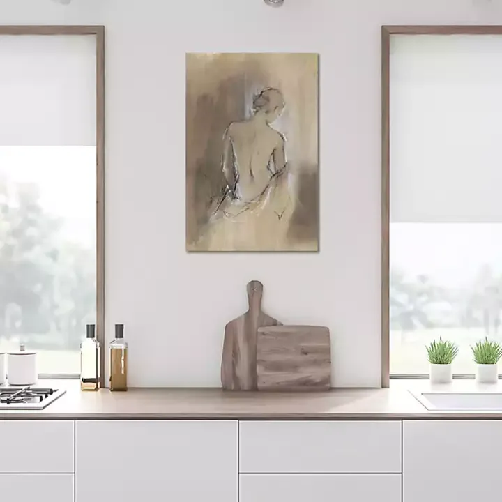 Draped Figure Canvas Art Print