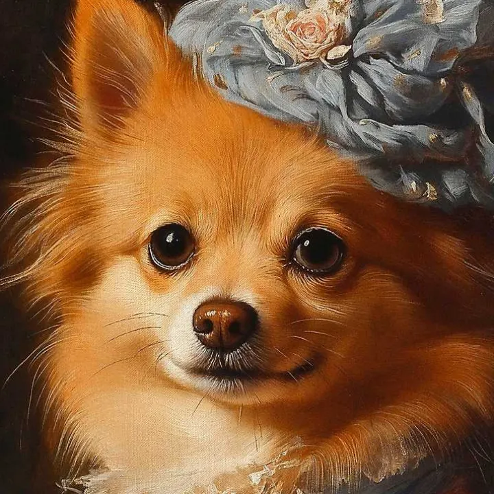 Duchess Daphne Daintypaws Framed Art Print