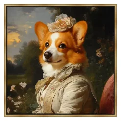 Duchess Wilhelmina Wagglesworth Framed Art Print