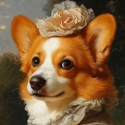 Duchess Wilhelmina Wagglesworth Framed Art Print