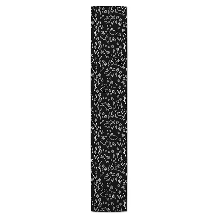 Easter Chalk Outline Table Runner, 90 in.