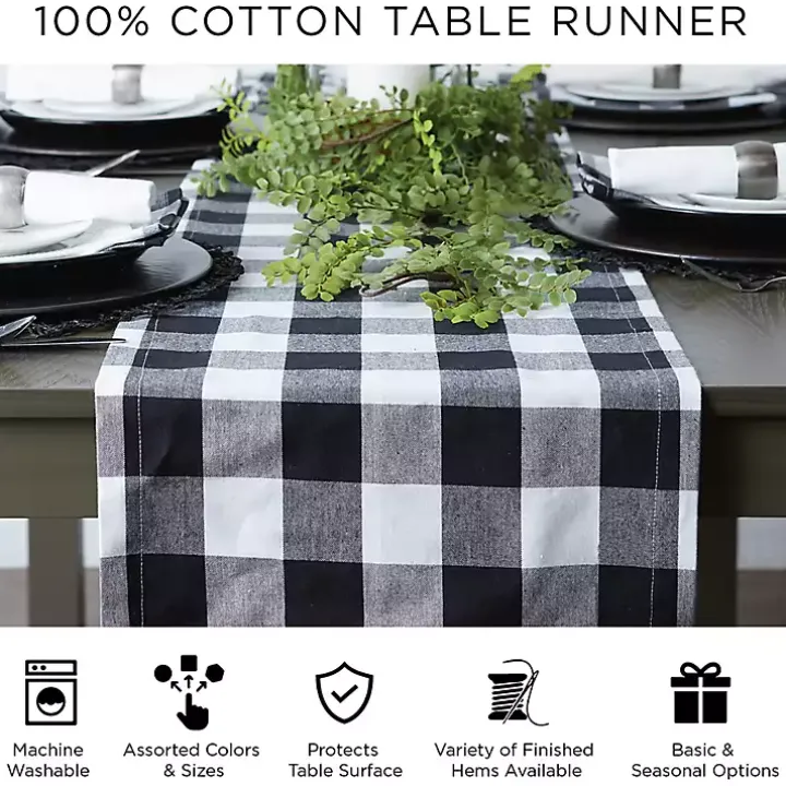 Easter Garden Folk Table Runner, 72 in.