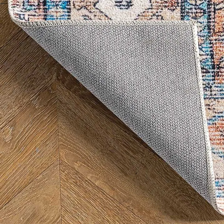 Eleanor Medallion Washable Area Rug, 4x6
