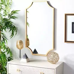 Elenin Gold Scalloped Wall Mirror