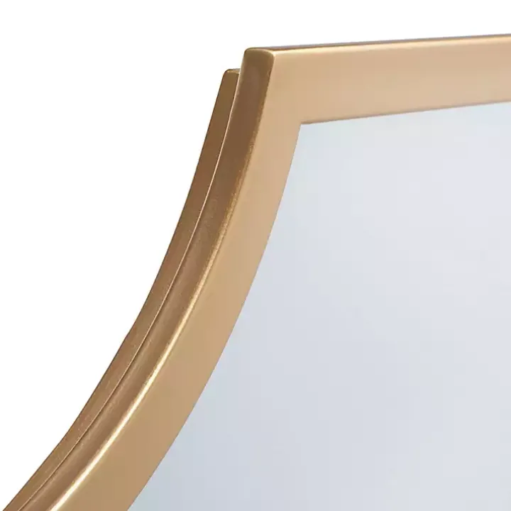Elenin Gold Scalloped Wall Mirror