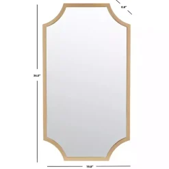Elenin Gold Scalloped Wall Mirror