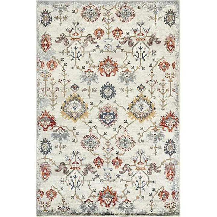 Elina Beige Accent Rug, 2x3