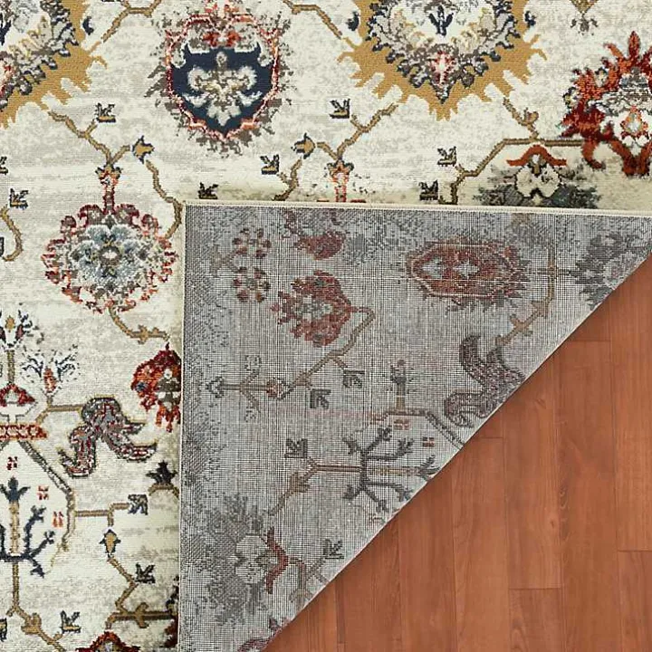 Elina Beige Accent Rug, 2x3