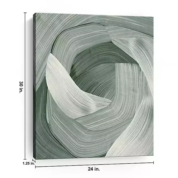 Enriched Emerald Canvas Art Print, 24x30 in.