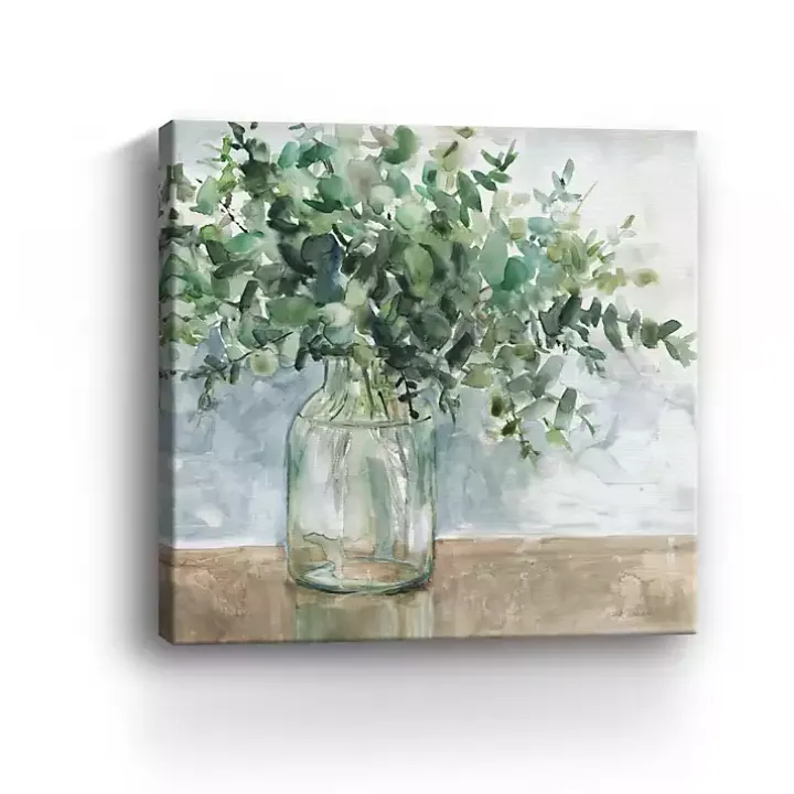 Eucalyptus Bouquet Giclee Canvas Print, 40x40 in.