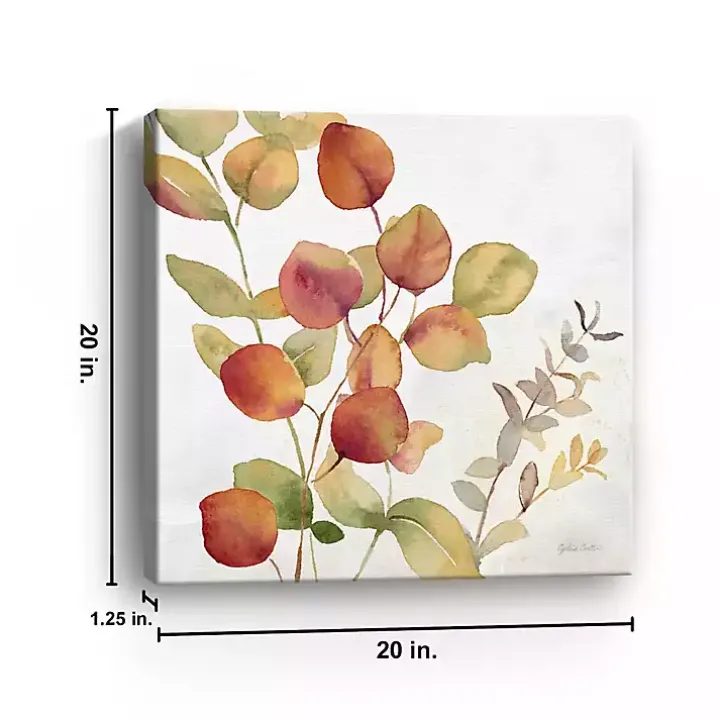 Eucalyptus Leaves Spice II Canvas Art Print