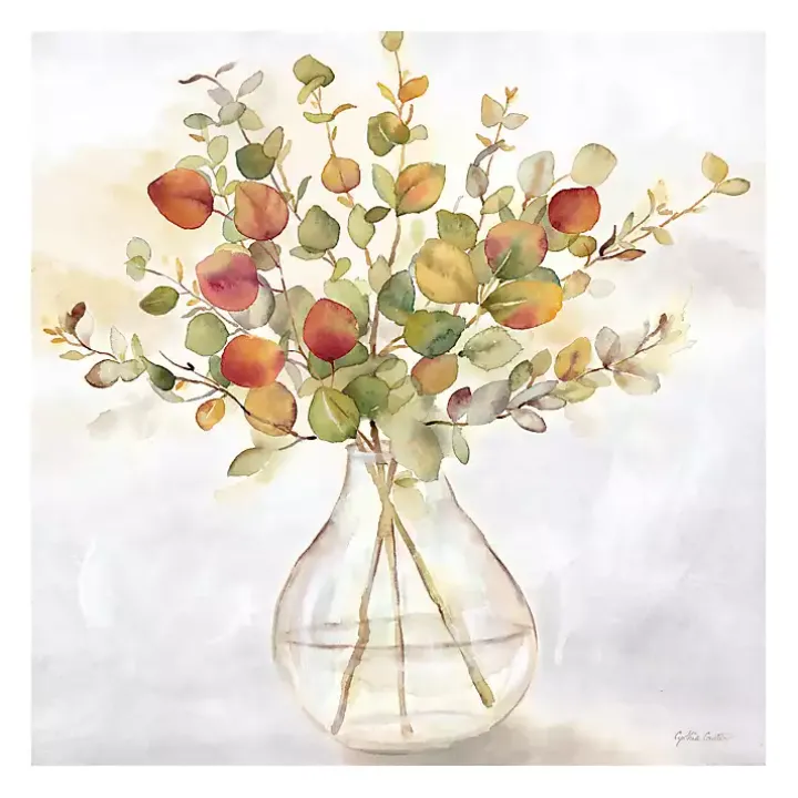 Eucalyptus Vase Spice II Canvas Art Print