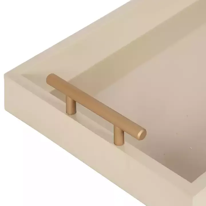 Evelyn Cream Narrow Decorative Tray