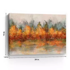 Fall Abstract Canvas Art Print, 24x18 in.