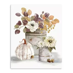 Fall Florals Canvas Art Print, 24x30 in.