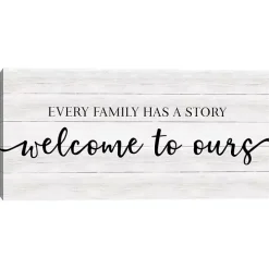 Family Story Canvas Art Print, 24x12 in.