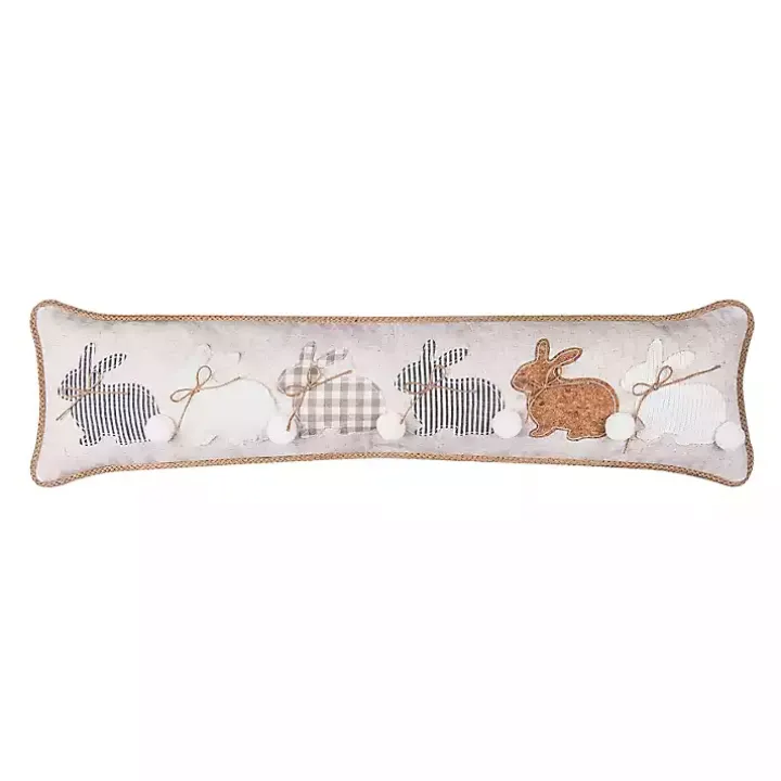 Farmhouse Bunnies Bench Pillow