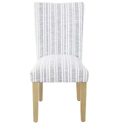 Farmhouse Stripes Highback Dining Chairs, Set of 2