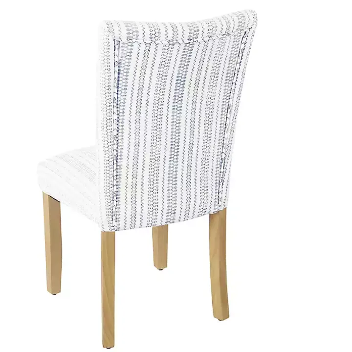 Farmhouse Stripes Highback Dining Chairs, Set of 2