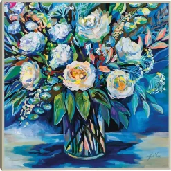 Feeling Blue Framed Canvas Art Print