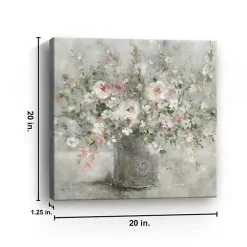 Felicitous Floral Canvas Art Print, 20x20 in.
