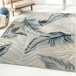 Ferns and Palms Indoor/Outdoor Area Rug, 7x9