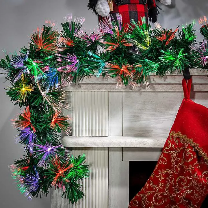 Fiber Optic Color Changing Christmas Garland