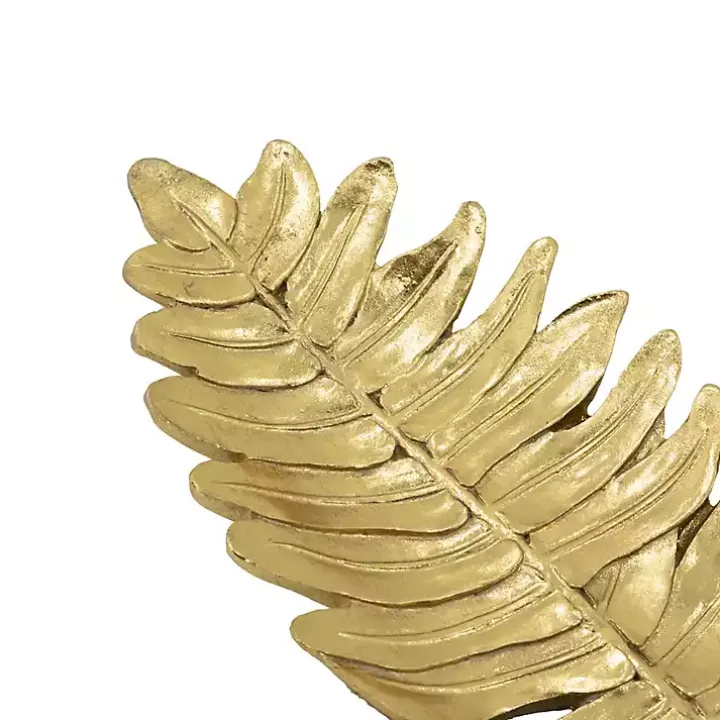 Flat Gold Feather Tray