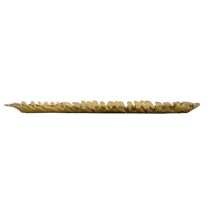 Flat Gold Feather Tray