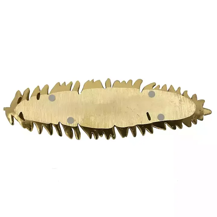 Flat Gold Feather Tray