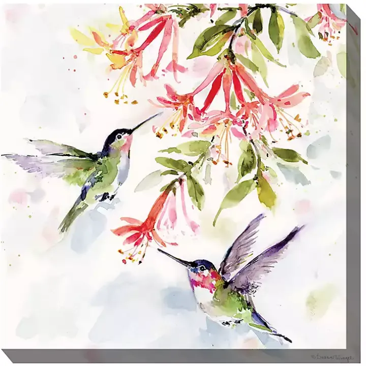 Flit and Flitter Outdoor Canvas Art Print