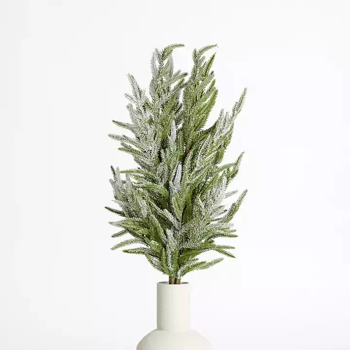 Flocked Norfolk Pine Bundle
