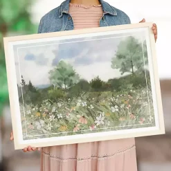 Floral Field Framed Art Print