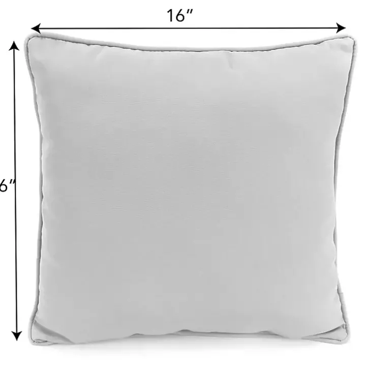 Floral Find Me on the Patio Outdoor Pillow