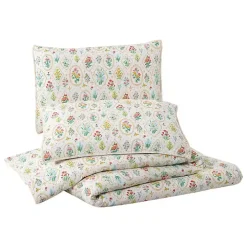 Floral Wallpaper 2-pc. Twin Quilt Set
