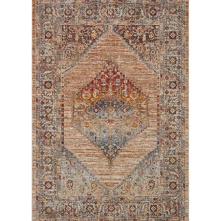 Florence Sunset Medallion Area Rug, 7x10