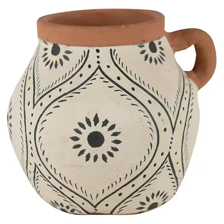 Flower Bud Terracotta Decorative Vase