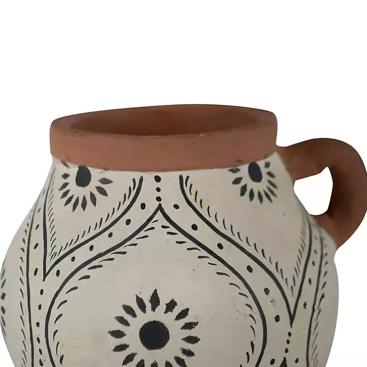 Flower Bud Terracotta Decorative Vase